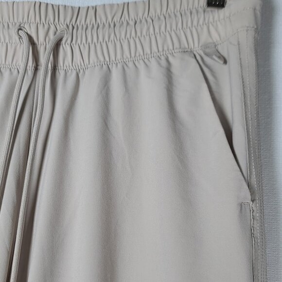 Athleta Women's Pyrite Tan Avenue Wide Leg Pull-On Casual Crop Pant Size 12 - Picture 6 of 13
